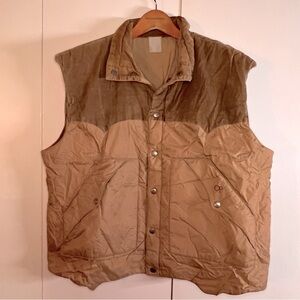 OP Reversible Corduroy/Nylon Puffer Vest - Size XL - Fantastic Condition